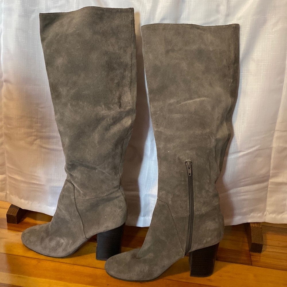 Vince Camuto knee high suede boots